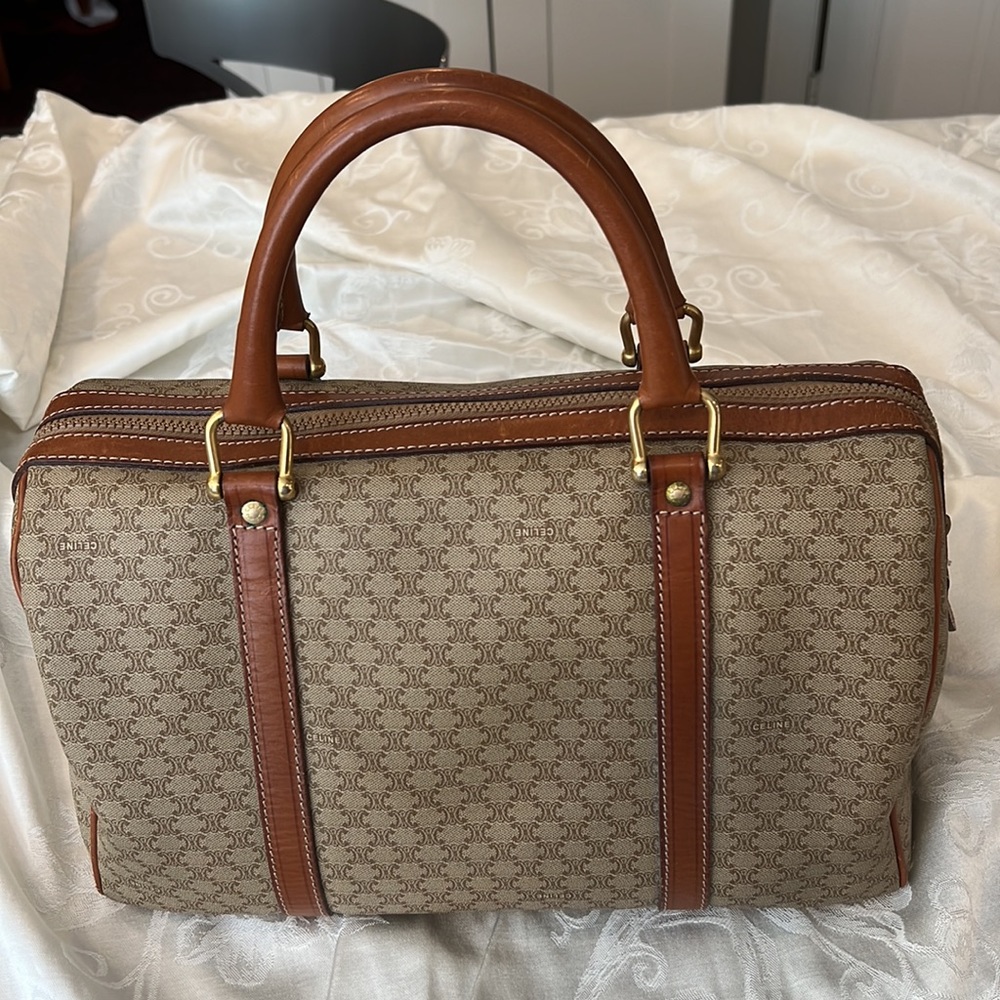 Vintage Celine macadam Boston bag - Picture 3 of 15